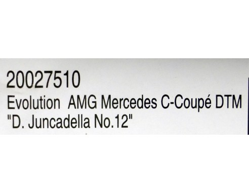 AMG MERCEDES C-COUPE DTM REF.27510 CARRERA EVOLUTION