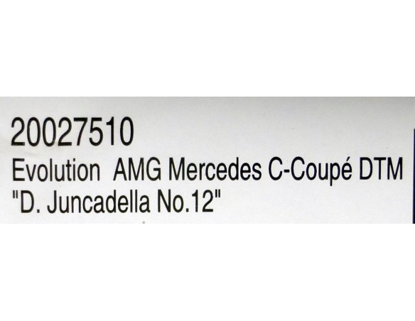 AMG MERCEDES C-COUPE DTM REF.27510 CARRERA EVOLUTION
