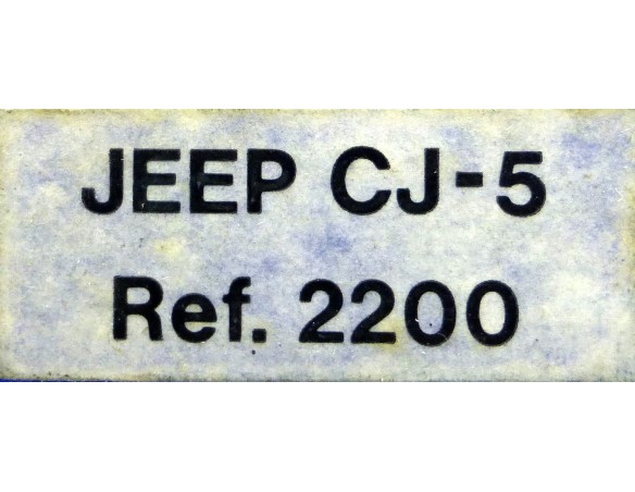 JEEP CJ-5 ROJO REF.2200 STS EXIN