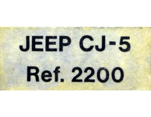 JEEP CJ-5 AMARILLO REF.2200 STS EXIN