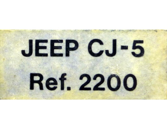 JEEP CJ-5 AMARILLO REF.2200 STS EXIN