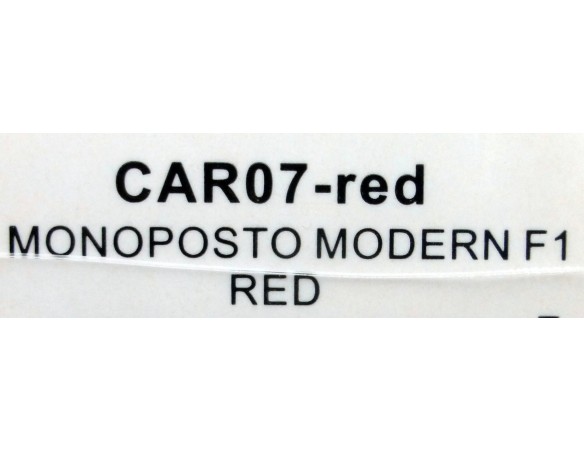 MONOPOSTO MODERN F-1 RED REF.CAR07 POLICAR