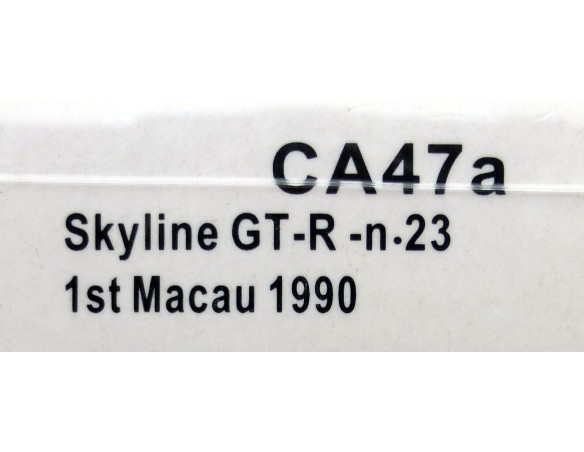 SKYLINE GT-R Nº23 1st MACAU 1990 REF.CA47a SLOT.IT