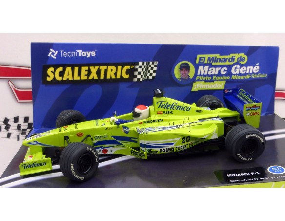 MINARDI F1 FIRMADO MARC GENÉ TECNITOYS