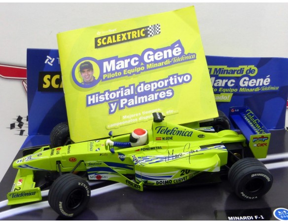 MINARDI F1 FIRMADO MARC GENÉ TECNITOYS