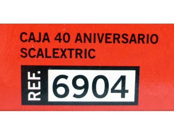 CAJA 40 ANIVERSARIO SCALEXTRIC REF6904 TECNITOYS