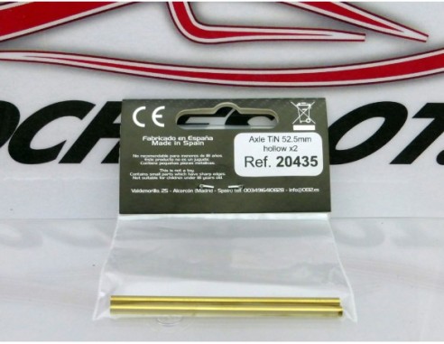 EJE DORADO 52.5mm HUECO x2 REF.20435 AVANT SLOT