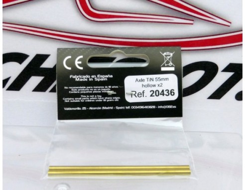 EJE DORADO 55mm HUECO x2 REF.20436 AVANT SLOT