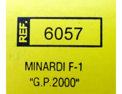 MINARDI F-1 G.P 2000 REF.6057 TECNITOYS