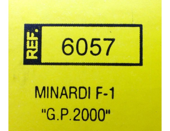 MINARDI F-1 G.P 2000 REF.6057 TECNITOYS