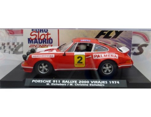 PORSCHE 911 RALLY 2000 FOROSLOT MADRID 2020 LIMPIO REF.E2007 FLY