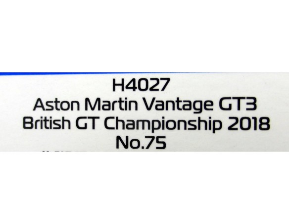 ASTON MARTIN VANTAGE GT3  BRITIS REF.H4027 SUPERSLOT