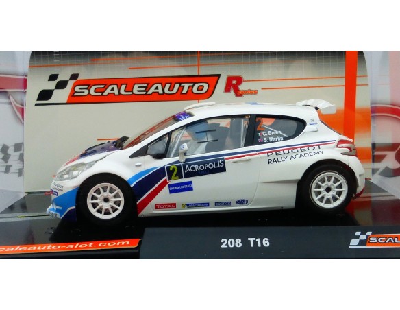 PEUGEOT 208 IRC ACROPOLIS 2014  REF. SC-6118R SCALEAUTO
