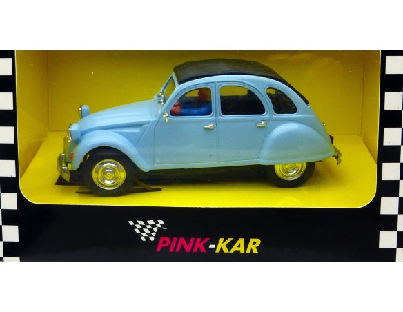 CITROEN 2 CV AZUL CLARO REEDECORADO PINK-KAR