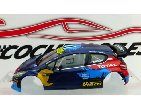 CARROCERIA PEUGEOT 208  RED BULL SCALEAUTO