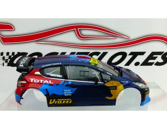 CARROCERIA PEUGEOT 208  RED BULL SCALEAUTO