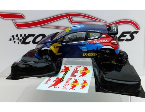 CARROCERIA PEUGEOT 208  RED BULL SCALEAUTO
