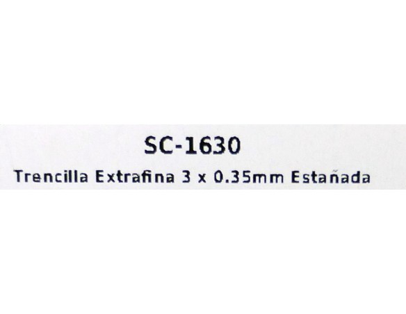TRENCILLA EXTRAFINA 3x0.35mm ESTAÑADA REF.SC1630 SCALEAUTO