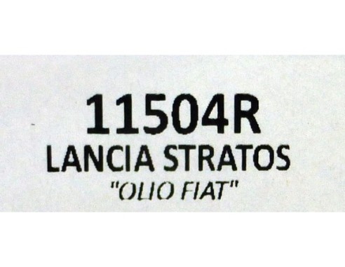 LANCIA STRATOS OLIO FIAT REF.11504R TEAM SLOT