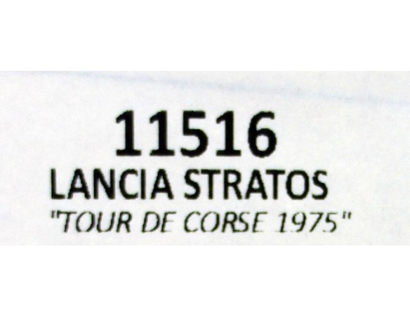 LANCIA STRATOS TOUR DE CORSE 1975 REF.11516 TEAM SLOT