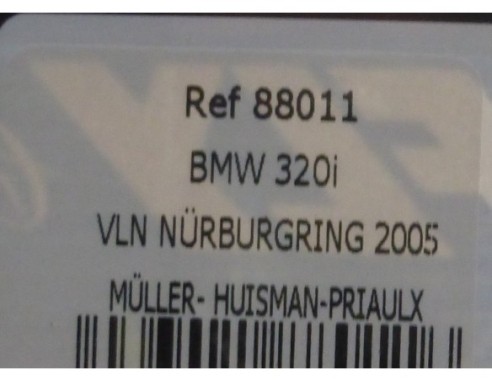 BMW 320i NURBURGRING 2005 REF.88011 FLY