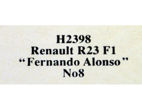 Renault R23 F1  Nº8 - FERNANDO ALONSO REF.H2398 SUPERSLOT