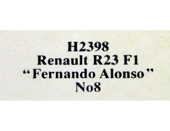 Renault R23 F1  Nº8 - FERNANDO ALONSO REF.H2398 SUPERSLOT