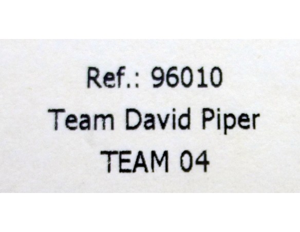 TEAM DAVID PIPER TEAM 04 REF.96010 FLY