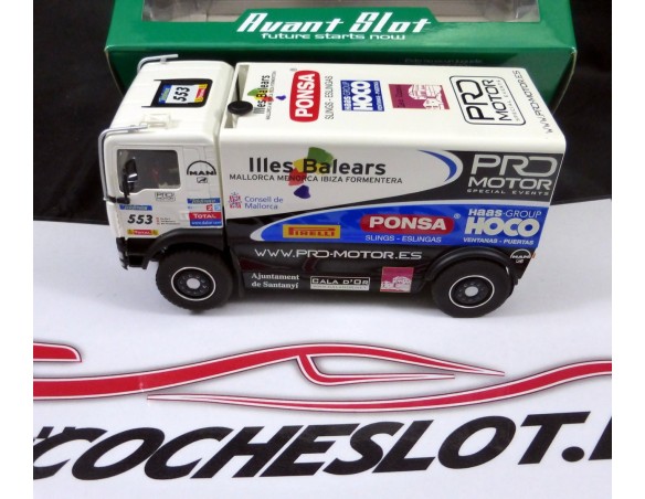 CAMION COLECCION DAKAR 2010 MAS SLOT REF.50406 AVANT SLOT