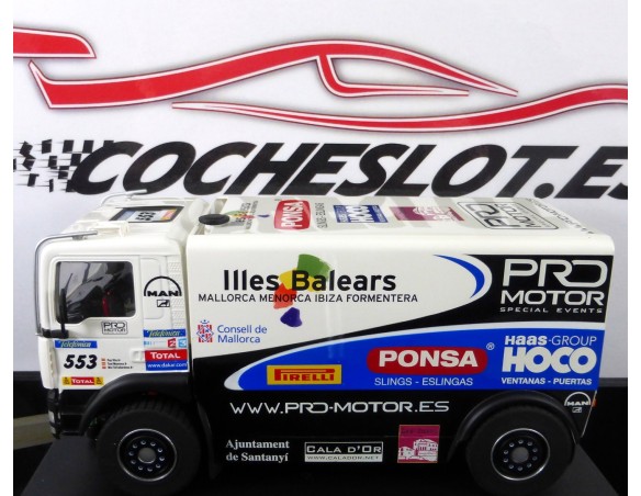 CAMION COLECCION DAKAR 2010 MAS SLOT REF.50406 AVANT SLOT