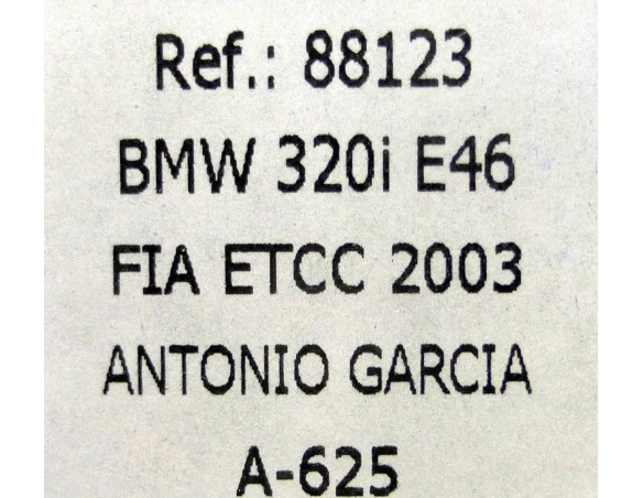 BMW 320i E-46 FIA ETCC 2003 A-625 REF.88123 FLY