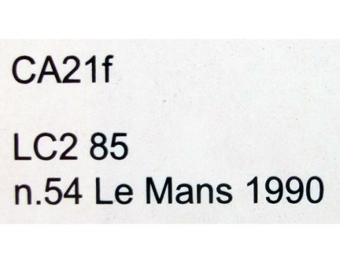 LANCIA LC2 85 Nº54 LE MANS 1990 REF.CA21f SLOT.IT
