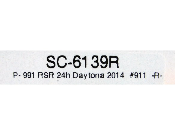 PORSCHE 991 RSR 24H. DAYTONA 2014 REF.SC-6139R SCALEAUTO