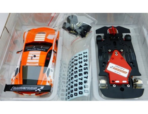 CORVETTE C7R CUP 2017 ORANGE/WHITE REF.SC6179d SCALEAUTO