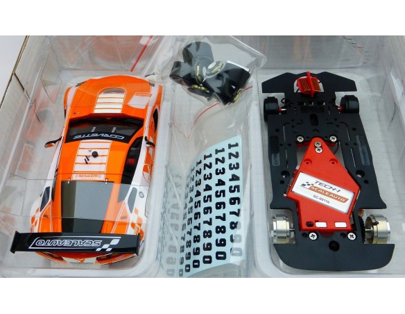 CORVETTE C7R CUP 2017 ORANGE/WHITE REF.SC6179d SCALEAUTO