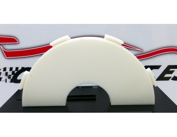 BORDE INTERIOR CURVA INTERIOR 180º  BLANCO PIEZA 3D