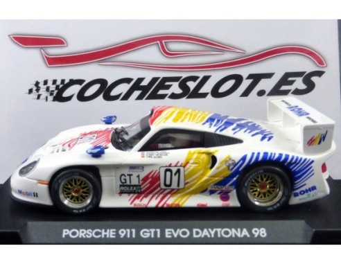 PORSCHE GT1 EVO  “Daytona 98”ROHR BLANCO  REF.A52 FLY