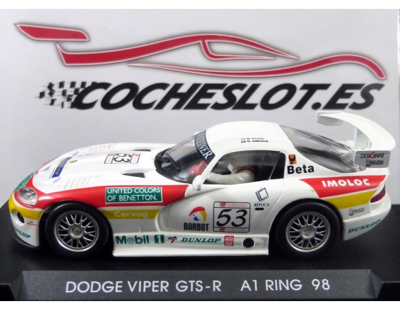DODGE VIPER GTS-R   “Benetton” BLANCO REF.A7 FLY