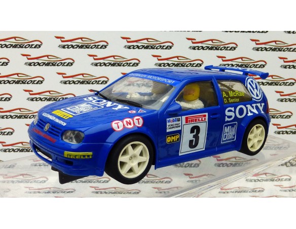 VOLKSWAGEN GOLF SONY AZUL Nº 3 2001 REF.50228 NINCO