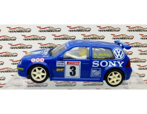 VOLKSWAGEN GOLF SONY AZUL Nº 3 2001 REF.50228 NINCO