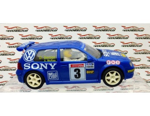 VOLKSWAGEN GOLF SONY AZUL Nº 3 2001 REF.50228 NINCO