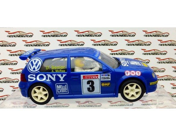 VOLKSWAGEN GOLF SONY AZUL Nº 3 2001 REF.50228 NINCO