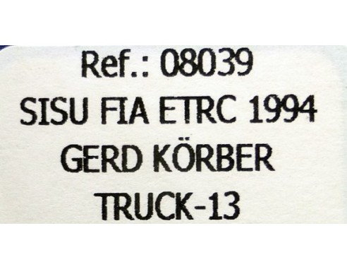 SISU FIA ETRC 1994 TRUCK 13 REF.08039 FLY