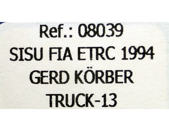 SISU FIA ETRC 1994 TRUCK 13 REF.08039 FLY