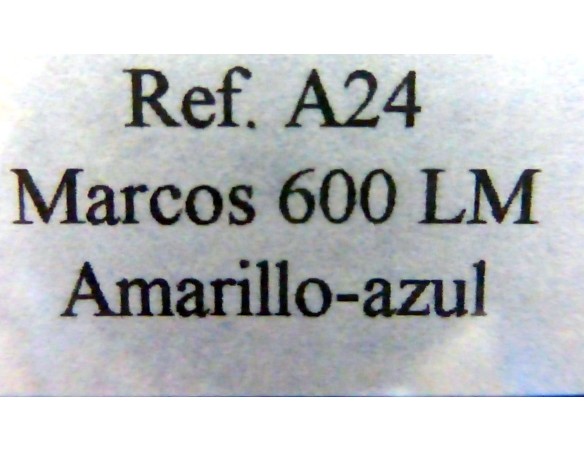 MARCOS 600 LM “Donington 97” AMARILLO AZUL REF.A24 FLY