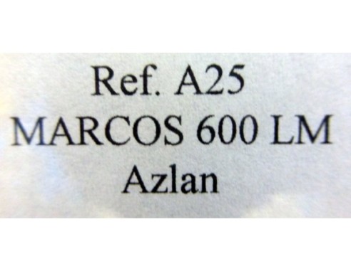 MARCOS 600 LM “Spa 98” AMARILLO REF.A25 FLY