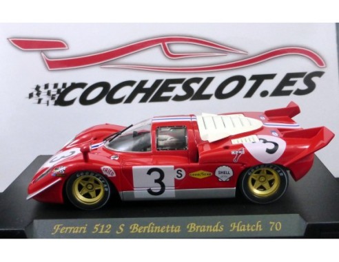 FERRARI 512 Berlinetta “Brans H. 70”ROJO, RAYAS AZUL Y BLANCAS REF.C25 FLY