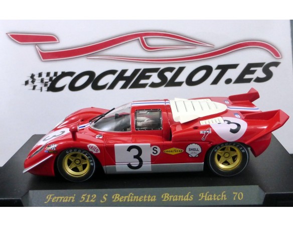 FERRARI 512 Berlinetta “Brans H. 70”ROJO, RAYAS AZUL Y BLANCAS REF.C25 FLY