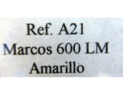 MARCOS 600  “Le Mans 96” AMARILLO REF.A21 FLY