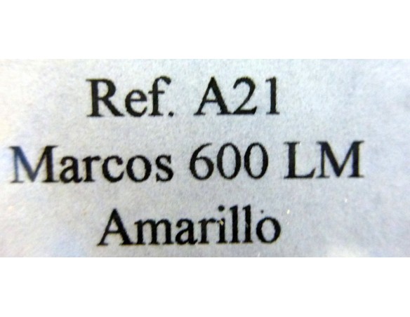 MARCOS 600  “Le Mans 96” AMARILLO REF.A21 FLY